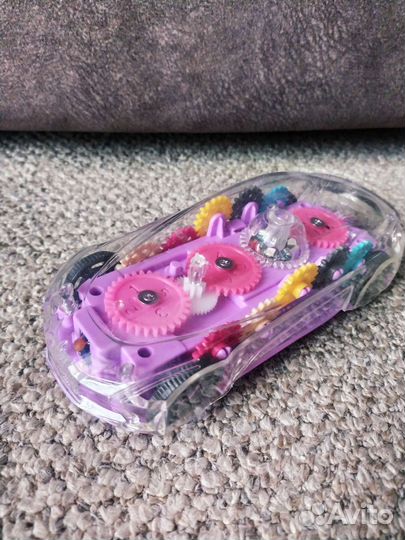 Машина прозрачные шестерёнки