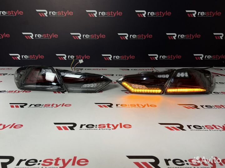 Стопы Toyota Camry 70 Lexus Style Прозрачные