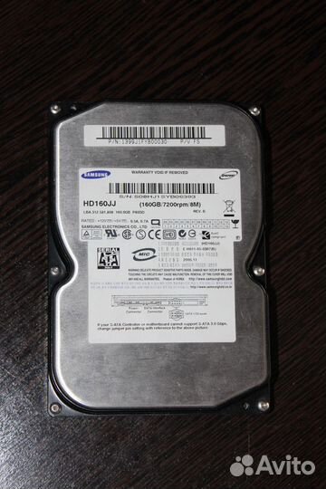 Жесткий диск Samsung HD160JJ