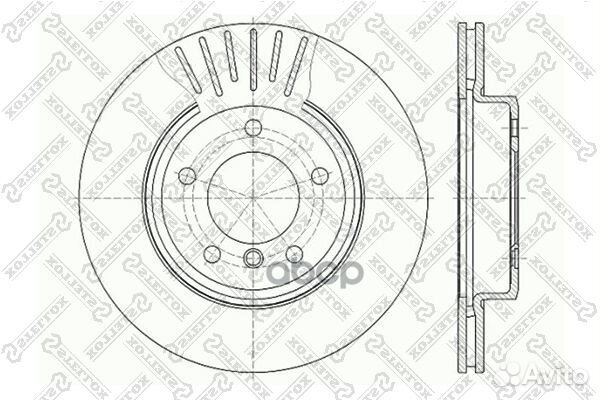 6020-1540V-SX диск тормозной передний BMW E46 3