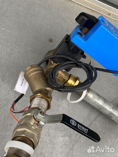 Узел обвязки для водяных теплообменников вдл