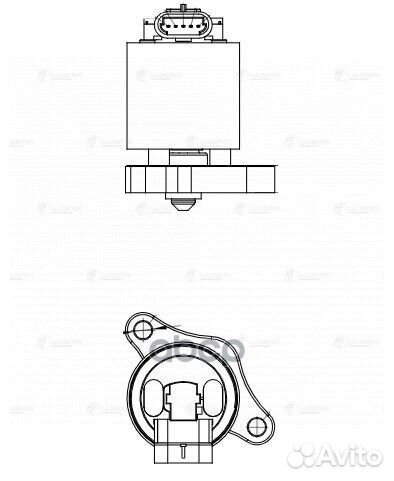 Lveg 2103 Клапан EGR opel astra G (98)