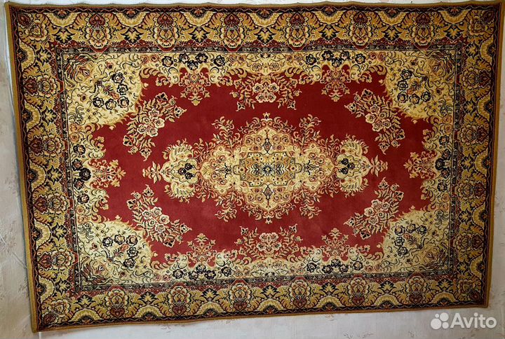 Ковер шерстяной СССР 2x3 в редком окрасе