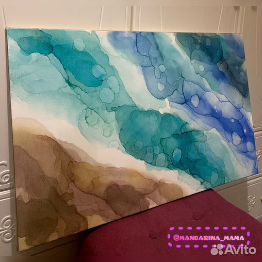 Интерьерные картины спиртовыми чернилами