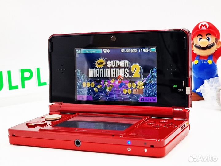 Nintendo 3DS Red Metallic 64 Gb + любые игры