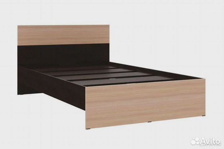 Кровать Юнона Венге Дуб молочный 140х200