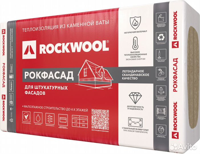 Минеральная вата Rockwool