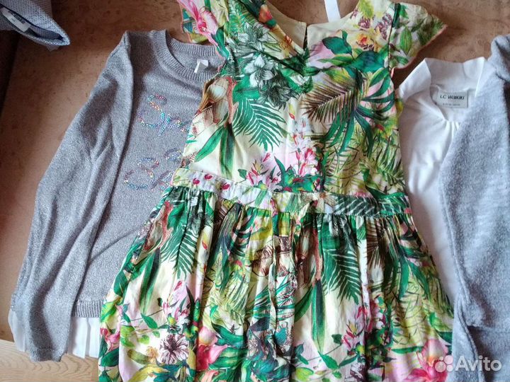 Платье, кофты раз.6 лет.122