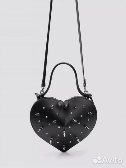 Сумка женская makey с шипами из натуральной кожи