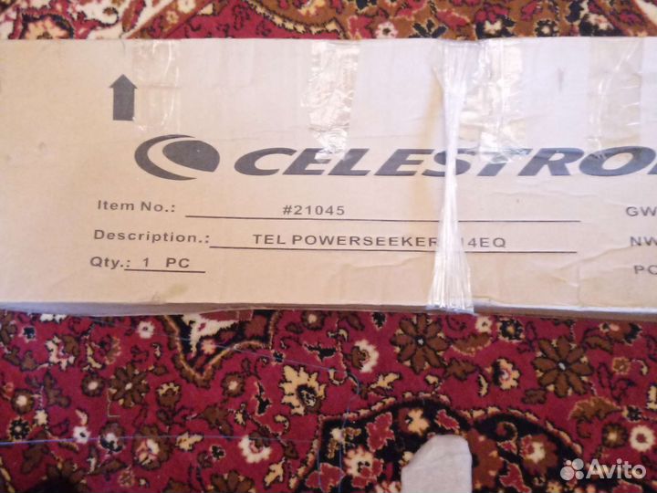 Телескоп tel powerseeker 114eg