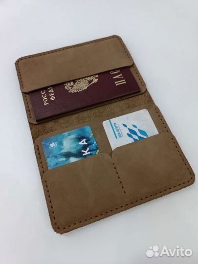 Обложка на паспорт из натуральной кожи