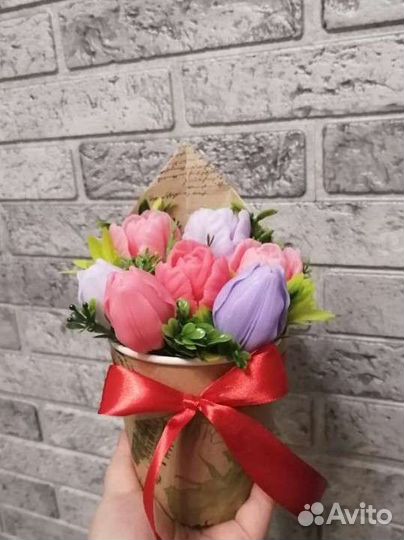 Букет из мыла