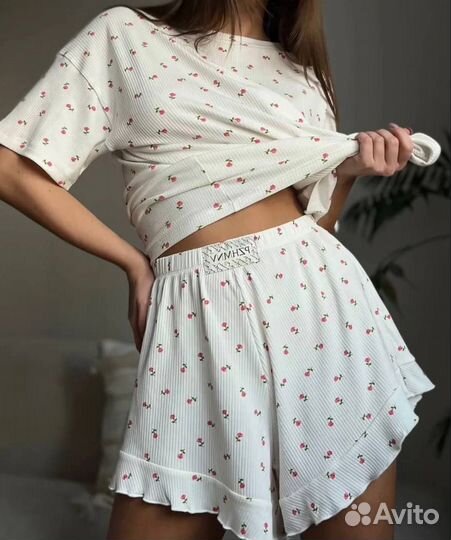 Пижама женская лапка