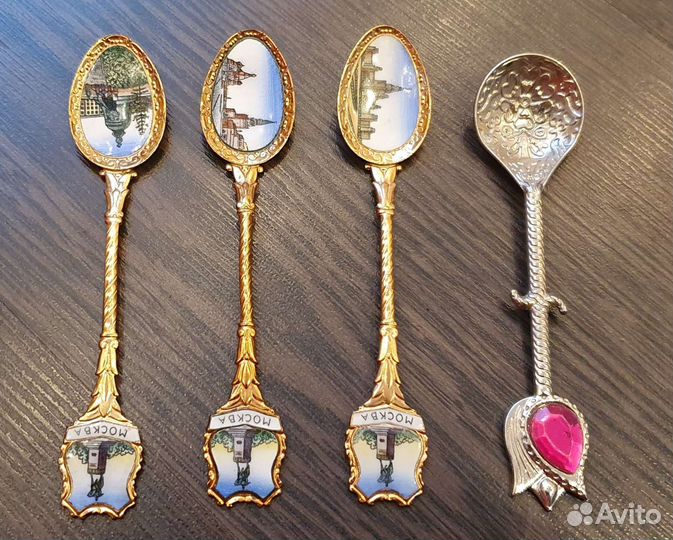 Ложки сувенирные Москва СССР