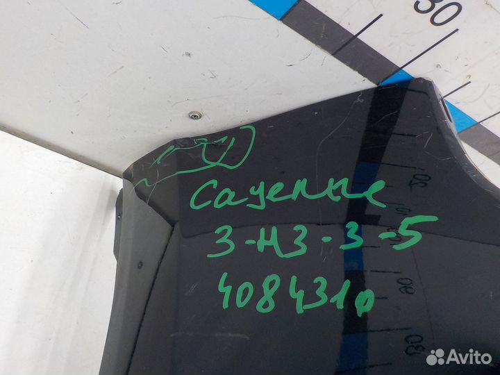 Бампер задний на Porsche Cayenne 9Y0807417D