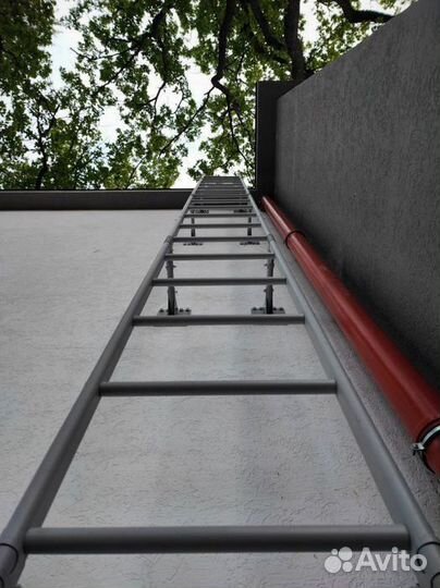 Лестница на скатной кровле