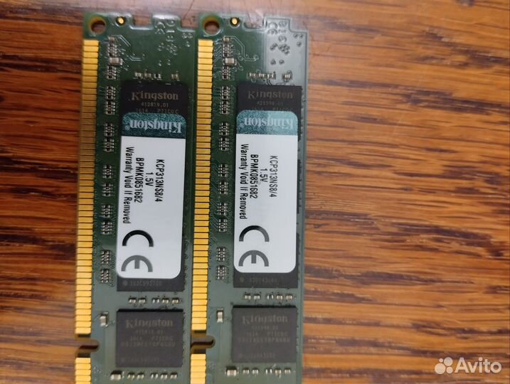 Оперативная память Kingston kcp313ns8/4 ddr3