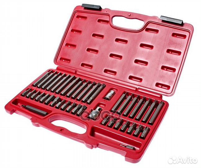 Набор бит 1/2 inch, 3/8 inch, 42 пр: HEX (6 гр