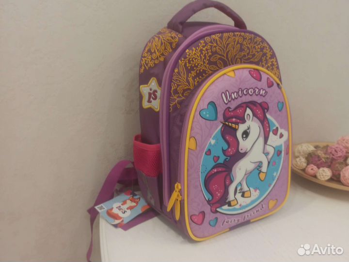 Рюкзак школьный для девочки новый ортопедический