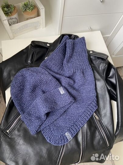 Комплект шапка и снуд