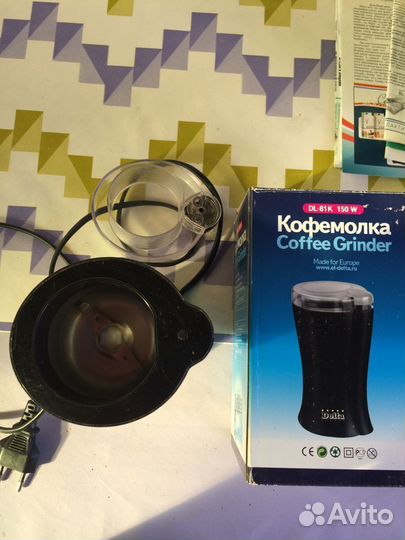 Кофемолка электрическая Дельта