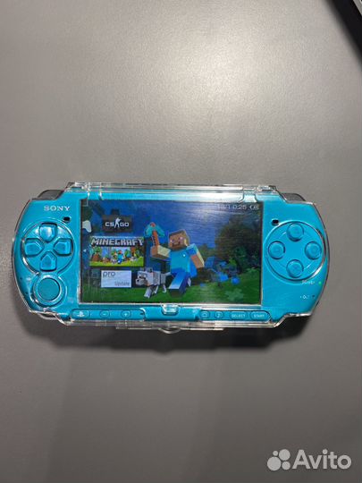 Sony PSP 3008 синяя прошитая