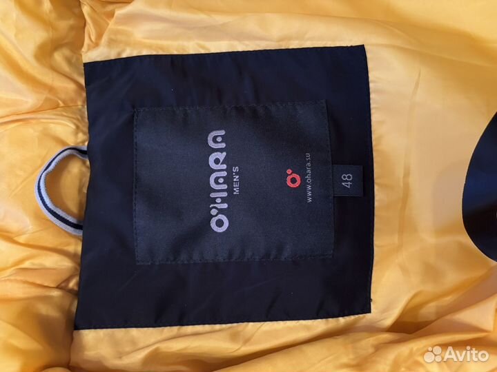 Пуховик мужской длинный 48