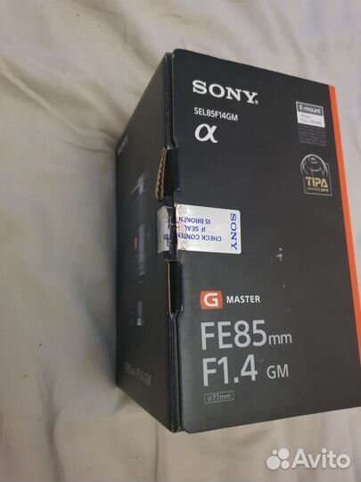 Объектив sony FE 85