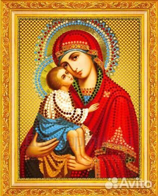 Алмазная мозаика 15x20 Икона Божией Матери Донская