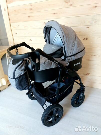Коляска Sonik verdi plus 3 в 1