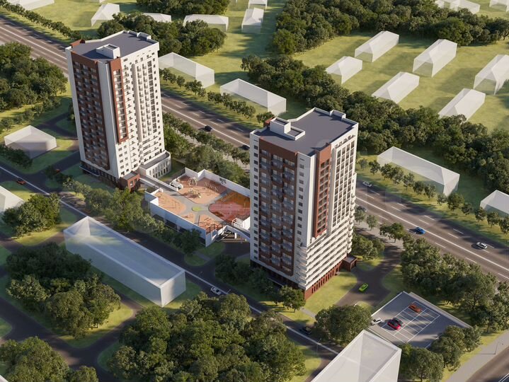3-к. квартира, 93,6 м², 5/19 эт.