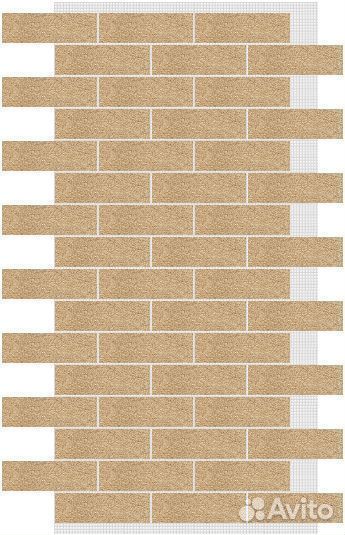 Гибкий кирпич, декоративное покрытие амк, цвет 101