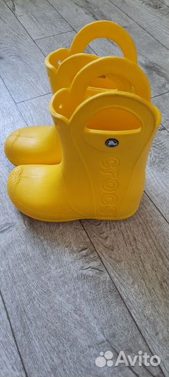 Резиновые сапоги crocs (оригинал) размер с13(30)
