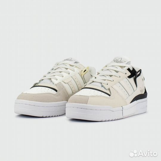 Кроссовки Adidas Forum Low White / Black new Wmns