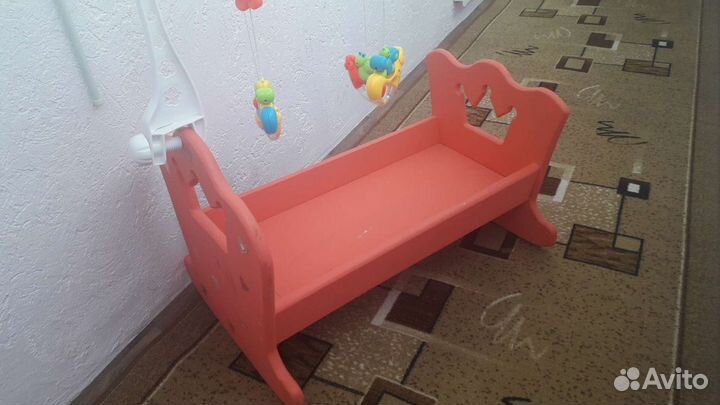 Кроватка для кукол 60 см