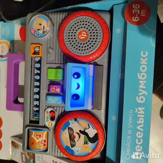Бумбокс магнитофон Фишер прайс