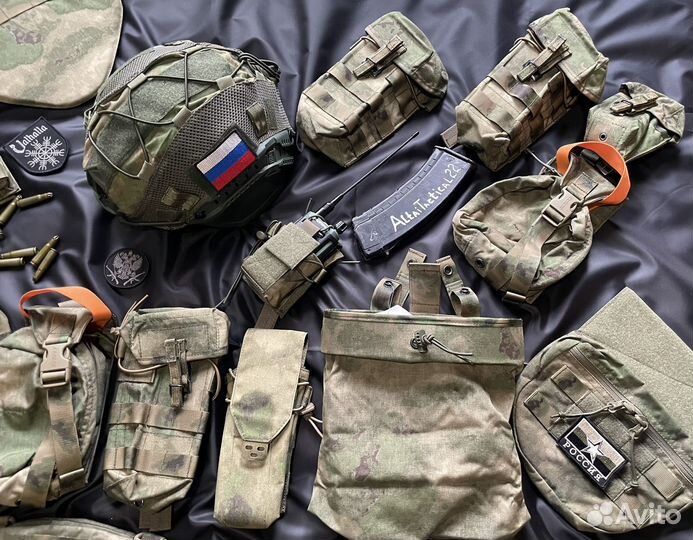 Шлем боевой кевларовый Бр2 и допы ссо