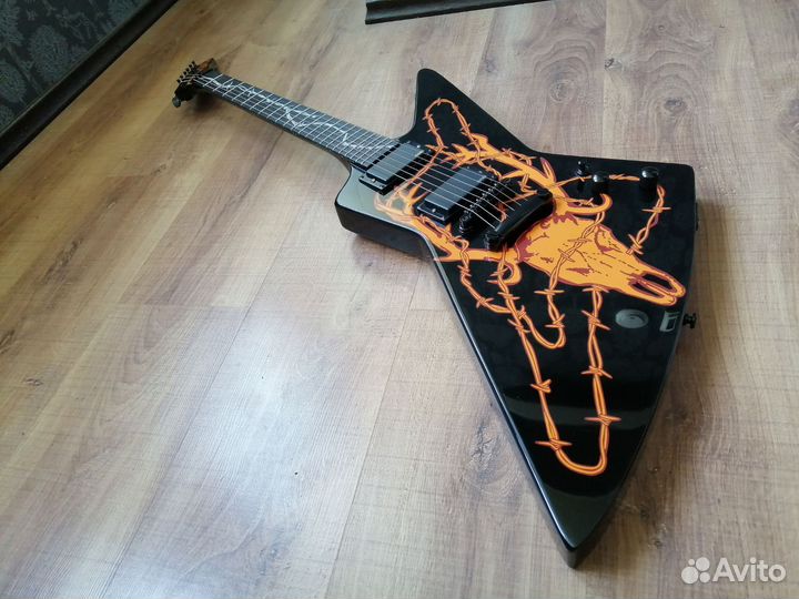 ESP Explorer Custom MX250 Elk Skull James Hetfield