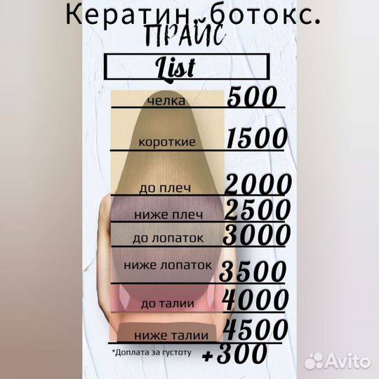 Кератин, ботокс, холодное восстановление