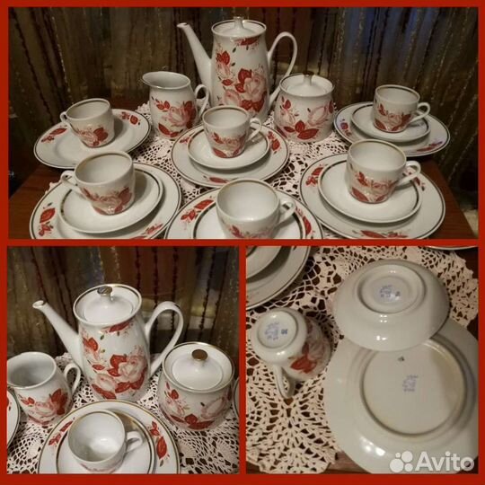 Кофейный, чайный сервиз СССР