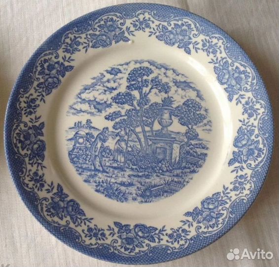 Тарелки Конаково прекрасная садовница 1971г