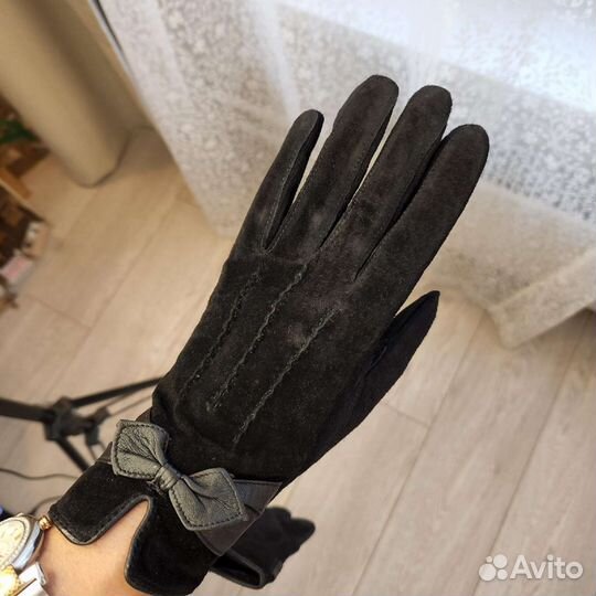 Перчатки женские натуральная кожа