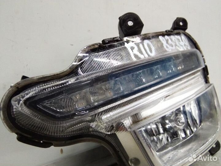 Фара противотуманная левая Kia RIO 2011-2017