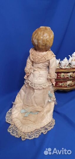 Редкая антикварная кукла Pampkin doll