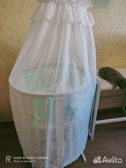 Балдахин в кроватку с держателем