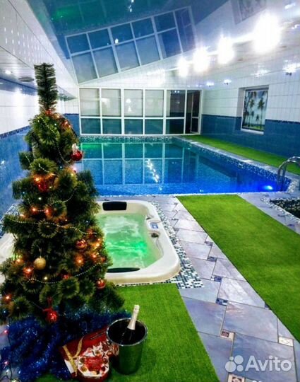 Сауна с бассейном