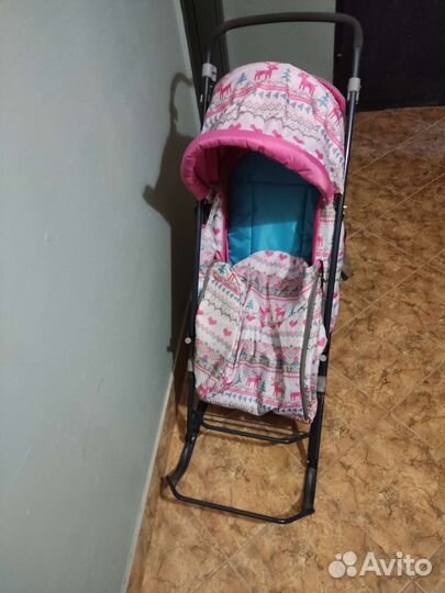 Коляска санки