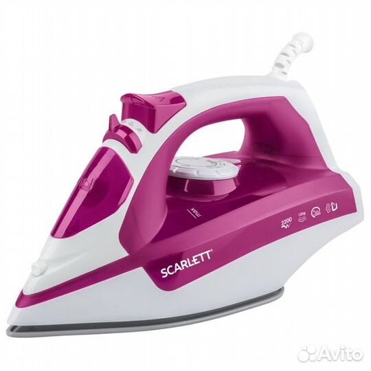 Утюг scarlett SC-SI30K25 2200Вт 120г/мин розовый
