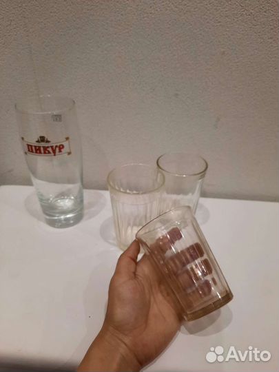 Стаканы граненые, стаканы