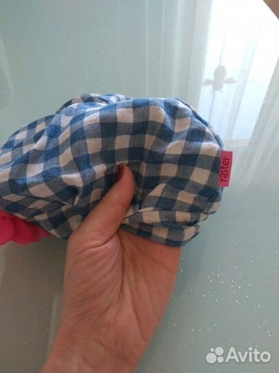 Летние панама, кепка и шапочка с цветком